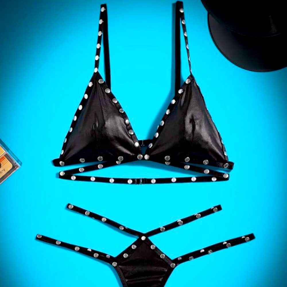 Studded Lingerie Set *Brand New* - Picture 1 of 3